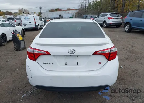 2014 Toyota Corolla S Plus z USA, uszkodzony, nr VIN 2T1BURHE1EC014875